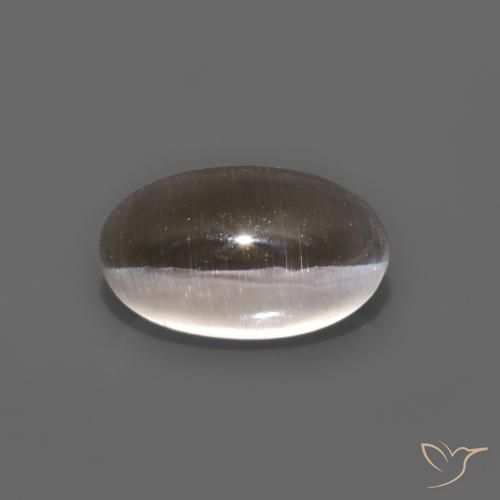 1.12ct Natürlicher Mittel braun Sillimanit-Katzenauge, Oval, Transparent