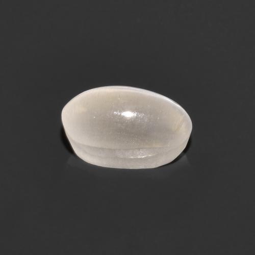 0,76 ctw natürlicher grauer Sillimanite Cat's Eye, Oval Schliff, Transparent