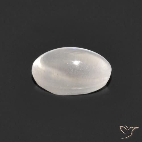 9,17 ctw natürlicher Sehr helles Grau Sillimanit-Katzenauge, Oval, Transparent