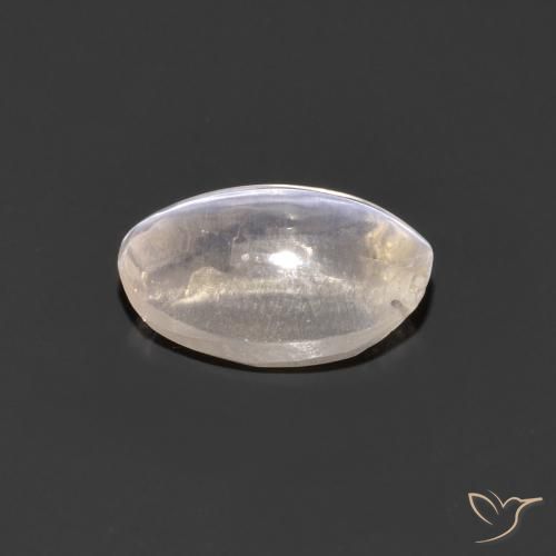 9,17 ctw natürlicher Sehr helles Grau Sillimanit-Katzenauge, Oval, Transparent