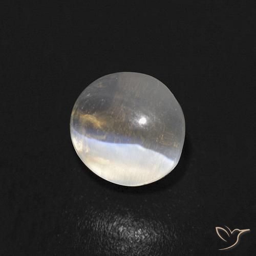 9,17 ctw natürlicher Warmweiß Sillimanit-Katzenauge, Oval, Transparent