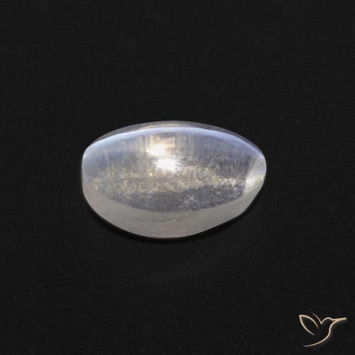 9,17 ctw natürlicher Warmweiß Sillimanit-Katzenauge, Oval, Transparent