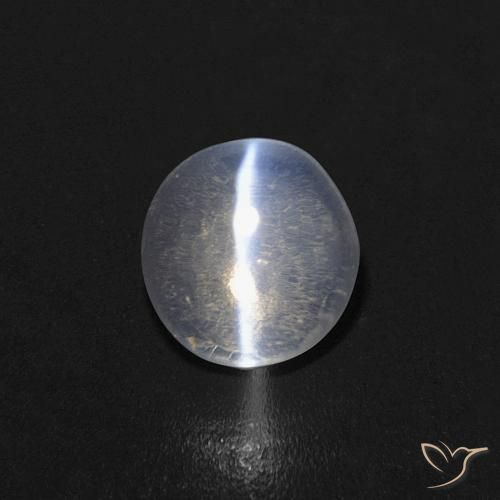0.85ct Natürlicher klar Sillimanit-Katzenauge, Oval, Transparent
