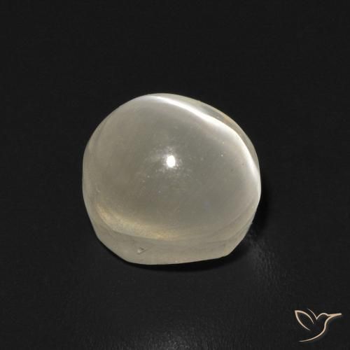 9,17 ctw natürlicher Warmweiß Sillimanit-Katzenauge, Oval, Transparent