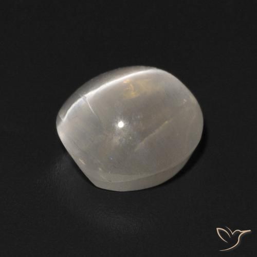 9,17 ctw natürlicher Warmweiß Sillimanit-Katzenauge, Oval, Transparent