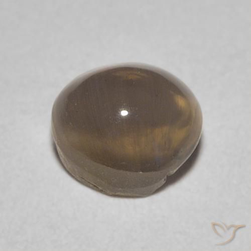 9,17 ctw natürlicher Mittel braun Sillimanit-Katzenauge, Oval, Transparent