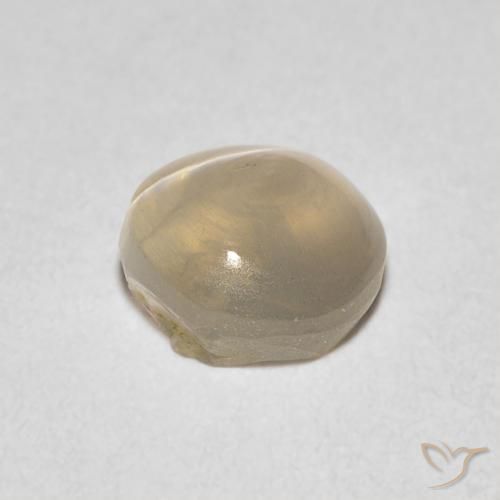 9,17 ctw natürlicher Sehr helles Braun Sillimanit-Katzenauge, Oval, Transparent