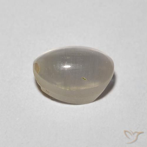 9,17 ctw natürlicher Sehr helles Braun Sillimanit-Katzenauge, Oval, Transparent