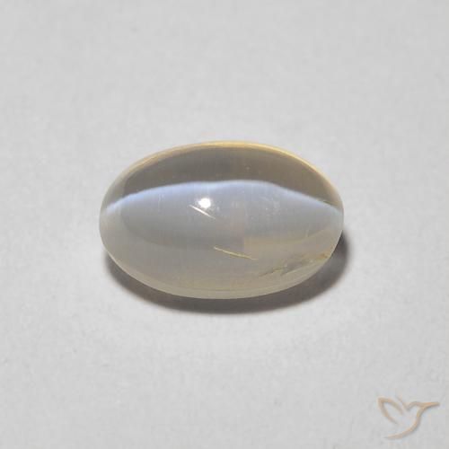 1.43ct Natürlicher Helles Tortilla-Braun Sillimanit-Katzenauge, Oval, Transparent