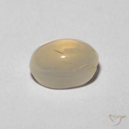 9,17 ctw natürlicher Helles Tortilla-Braun Sillimanit-Katzenauge, Oval, Transparent