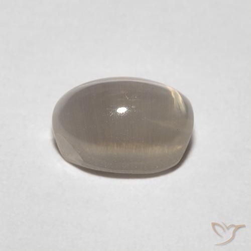 9,17 ctw natürlicher Mittel braun Sillimanit-Katzenauge, Oval, Transparent