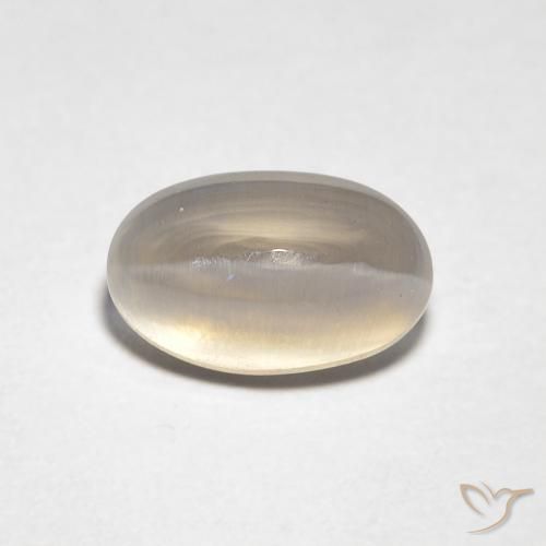 1.34ct Natürlicher Medium Light-Brown Sillimanit-Katzenauge, Oval, Transparent