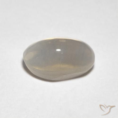 9,17 ctw natürlicher Medium Light-Brown Sillimanit-Katzenauge, Oval, Transparent