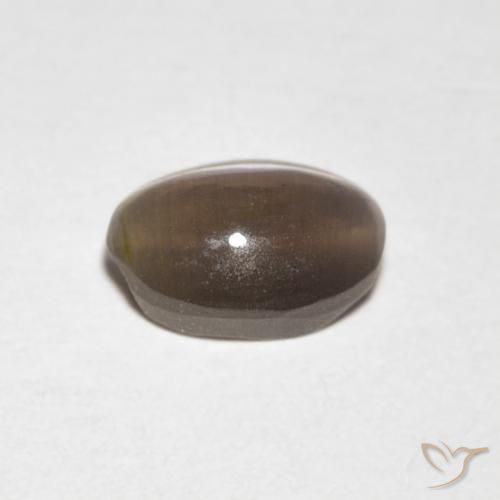 9,17 ctw natürlicher Mittel braun Sillimanit-Katzenauge, Oval, Transparent