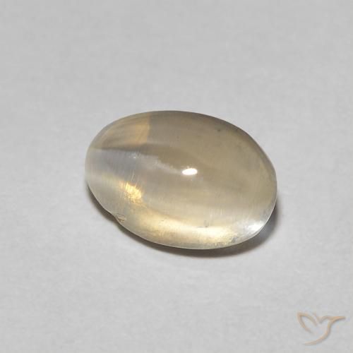 9,17 ctw natürlicher Helles Tortilla-Braun Sillimanit-Katzenauge, Oval, Transparent