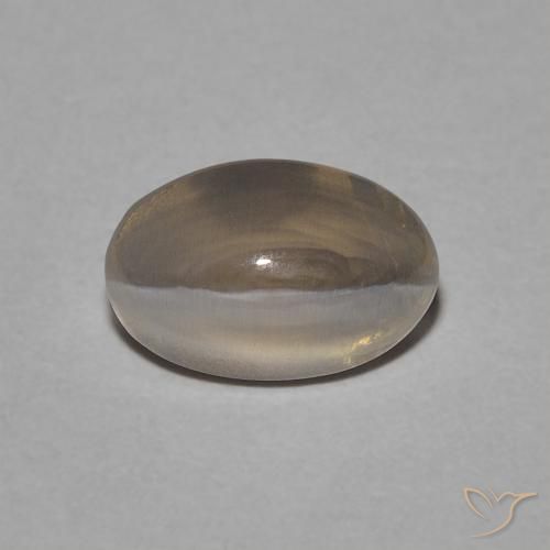 1.05ct Natürlicher Mittel braun Sillimanit-Katzenauge, Oval, Transparent
