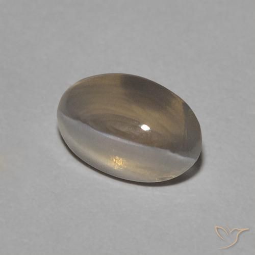9,17 ctw natürlicher Mittel braun Sillimanit-Katzenauge, Oval, Transparent