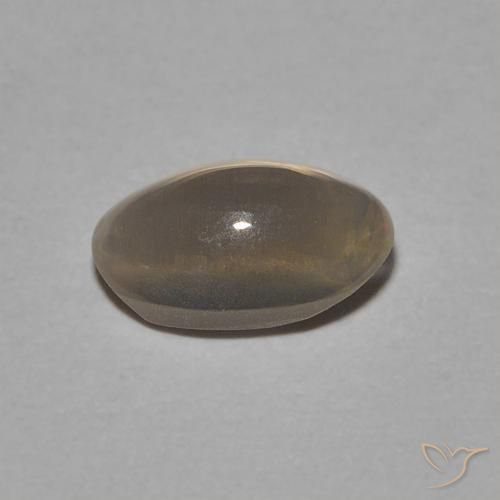 9,17 ctw natürlicher Mittel braun Sillimanit-Katzenauge, Oval, Transparent