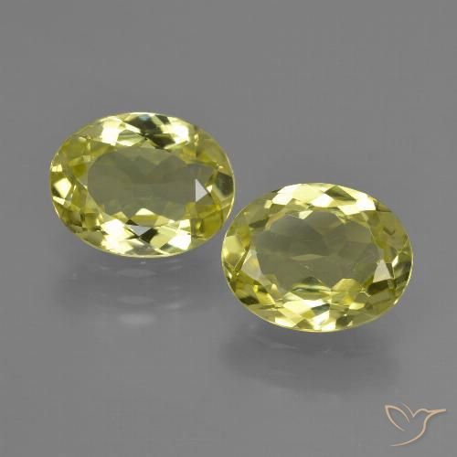 3.46ctw Natürlicher Zitronengelb Sillimanit, Oval, VVS-VS