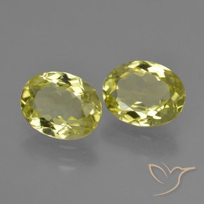 3.46 ct natürliche Zitronengelb Sillimanit-Edelsteine, Oval, VVS-VS