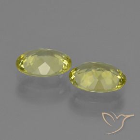 3.46 ct natürliche Zitronengelb Sillimanit-Edelsteine, Oval, VVS-VS