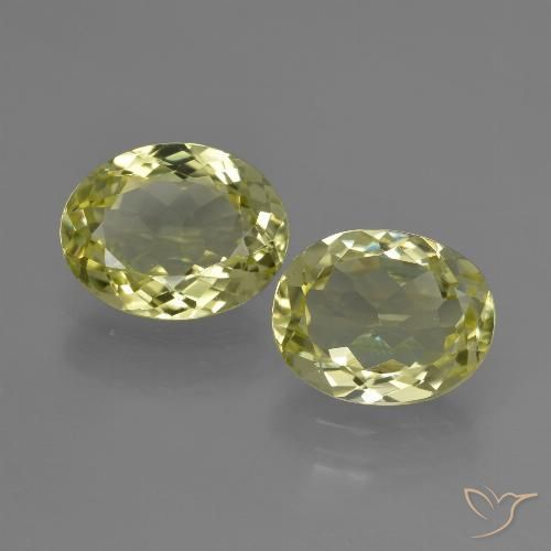 4.86ctw Natürlicher grün-gelb Sillimanit, Oval, VVS