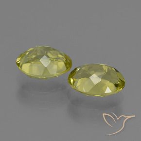 4.08 ct natürliche grün-gelb Sillimanit-Edelsteine, Oval, VVS-VS