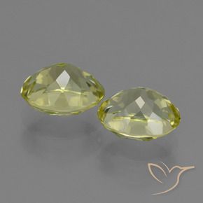4.88 ct natürliche grün-gelb Sillimanit-Edelsteine, Oval, VS