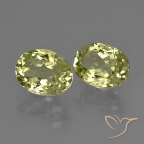 4.26 ct natürliche grün-gelb Sillimanit-Edelsteine, Oval, VVS-VS