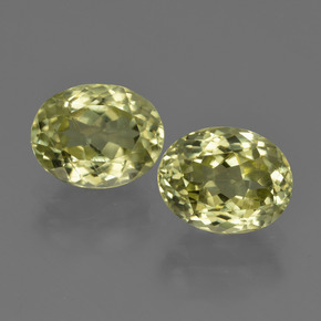4.94 ct natürliche Mittelgelb Sillimanit-Edelsteine, Oval Schliff, VS