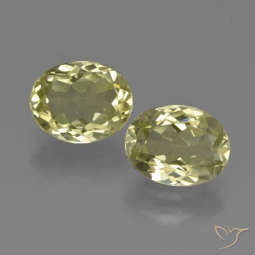 3.81ctw Natürlicher Mittelgelb Sillimanit, Oval, VVS-VS