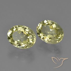 4.09 ct natürliche grün-gelb Sillimanit-Edelsteine, Oval, VS