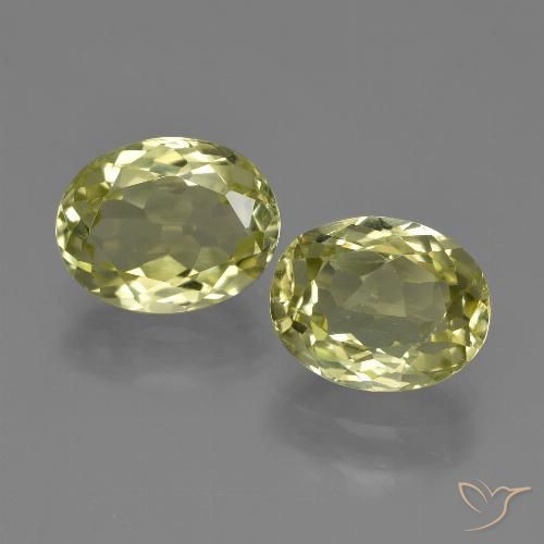 4.32ctw Natürlicher grün-gelb Sillimanit, Oval, VVS-VS
