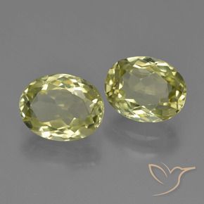 4.32 ct natürliche grün-gelb Sillimanit-Edelsteine, Oval, VVS-VS