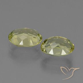 4.32 ct natürliche grün-gelb Sillimanit-Edelsteine, Oval, VVS-VS