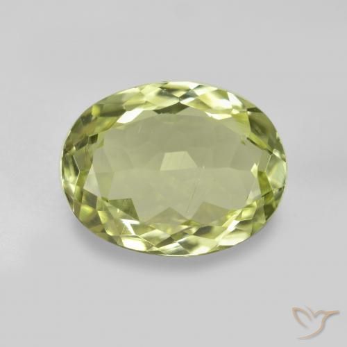 2.03ct Natürlicher Mittelgelb Sillimanit, Oval, VS