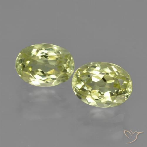 3.11ctw Natürlicher Zitronengelb Sillimanit, Oval, VVS-VS