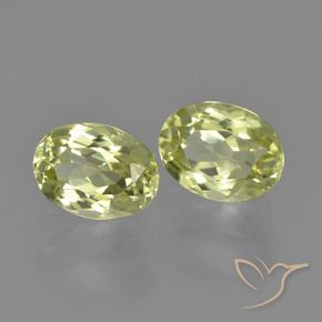 3.11 ct natürliche Zitronengelb Sillimanit-Edelsteine, Oval, VVS-VS