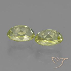 3.11 ct natürliche Zitronengelb Sillimanit-Edelsteine, Oval, VVS-VS