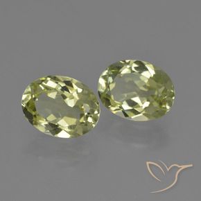 3.39 ct natürliche gelb-grün Sillimanit-Edelsteine, Oval, VVS-VS