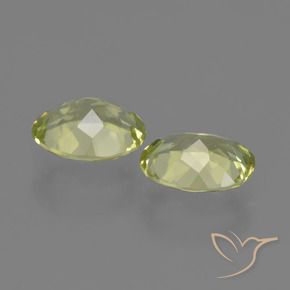 3.39 ct natürliche gelb-grün Sillimanit-Edelsteine, Oval, VVS-VS