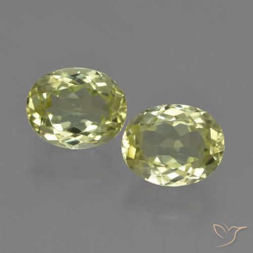 3.97ctw Natürlicher Mittelgelb Sillimanit, Oval, VVS-VS