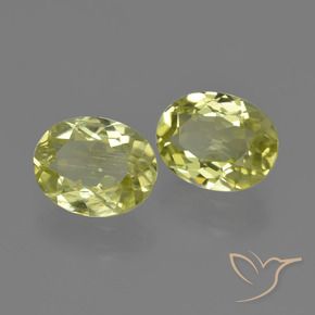 3.44 ct natürliche grünlich-gelb Sillimanit-Edelsteine, Oval, VS