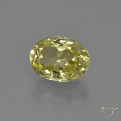 2.30ct Natürlicher Helles Gold-Gelb Sillimanit, Oval, VVS-VS