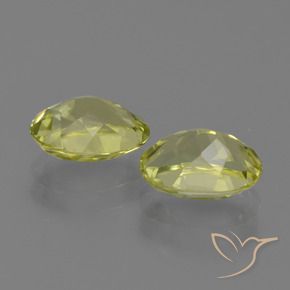 2.54 ct natürliche grünlich-gelb Sillimanit-Edelsteine, Oval, VVS-VS