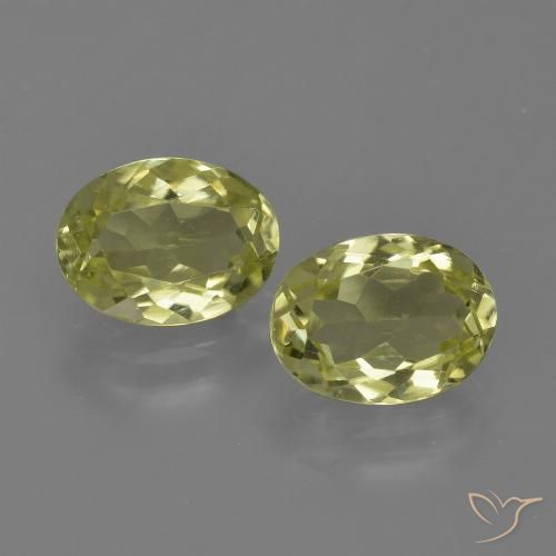 2.60ctw Natürlicher Mittelgelb Sillimanit, Oval, VVS-VS