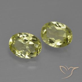 2.47 ct natürliche grünlich-gelb Sillimanit-Edelsteine, Oval, VVS-VS