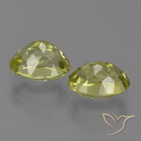 3.33 ct natürliche grünlich-gelb Sillimanit-Edelsteine, Oval Schliff, VVS-VS