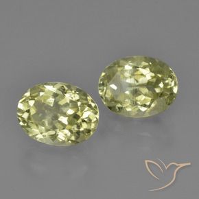 3.06 ct natürliche grünlich-gelb Sillimanit-Edelsteine, Oval, VS