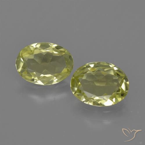 2.07ctw Natürlicher grünlich-gelb Sillimanit, Oval, VVS